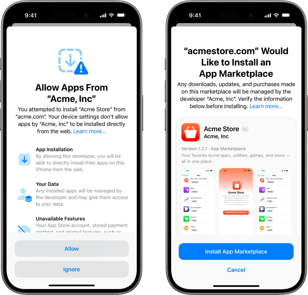 Alternative App Distribution